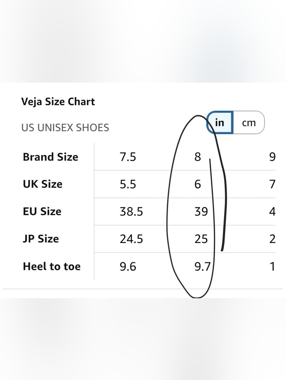 Veja Campo Low-Top Sneaker in White with Black V - Picture 10 of 10
